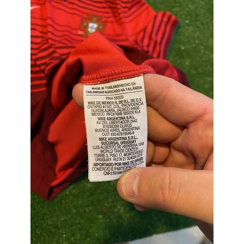 Portugal Soccer Jersey medium red green nike home kit 2014 Cristiano Ronaldo 14 - Picture 2 of 11